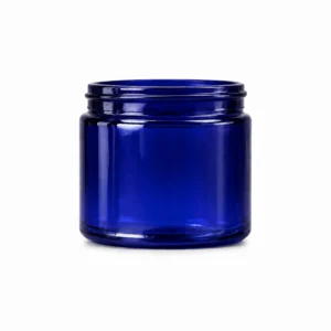 16 oz 89mm Round Jar - Cobalt Blue