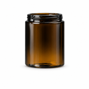 19 oz 89mm Round Jar - Amber