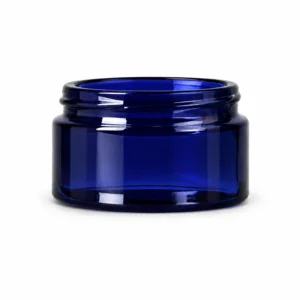 8 oz 89mm Round Jar - Cobalt Blue