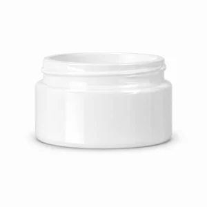 8 oz 89mm Round Jar - White